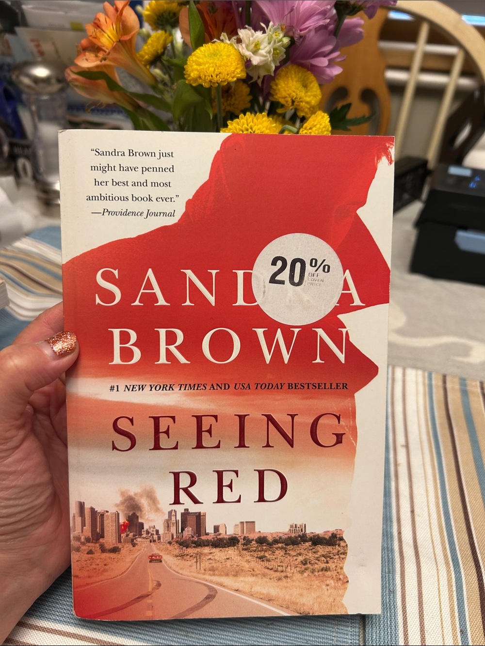 Sandra Brown "Seeing Red" Paperback